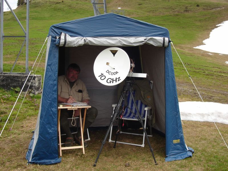 10 GHz mit BBT-Zelt